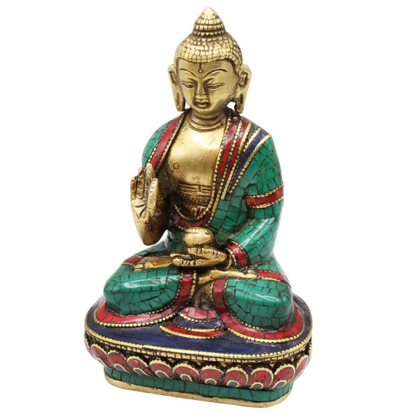 Statua Metallo Buddha