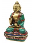 Statua Metallo Buddha Amoghasiddhi