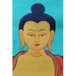 Thanka medio Buddha Shakyamuni