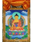 Thanka medio Buddha Shakyamuni