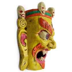 Maschera Mahakala gialla Media Maschera Mahakala gialla Media