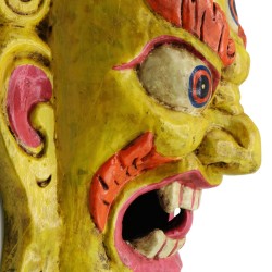 Maschera Mahakala gialla Media Maschera Mahakala gialla Media