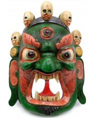 Maschera Mahakala Verde Grande