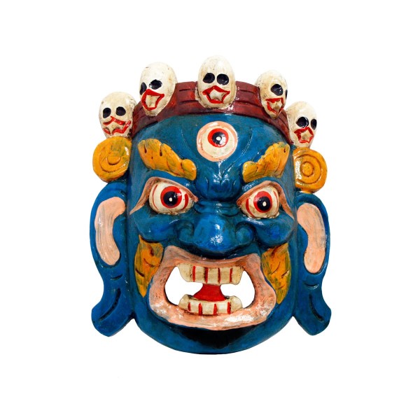 Maschera Mahakala blu Piccola