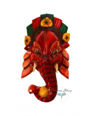 Maschera Ganesh rossa Piccola