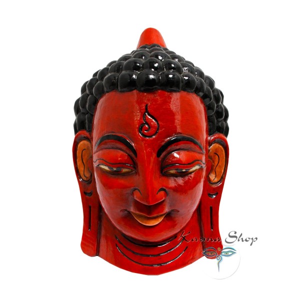 Maschera Buddha rossa Piccola