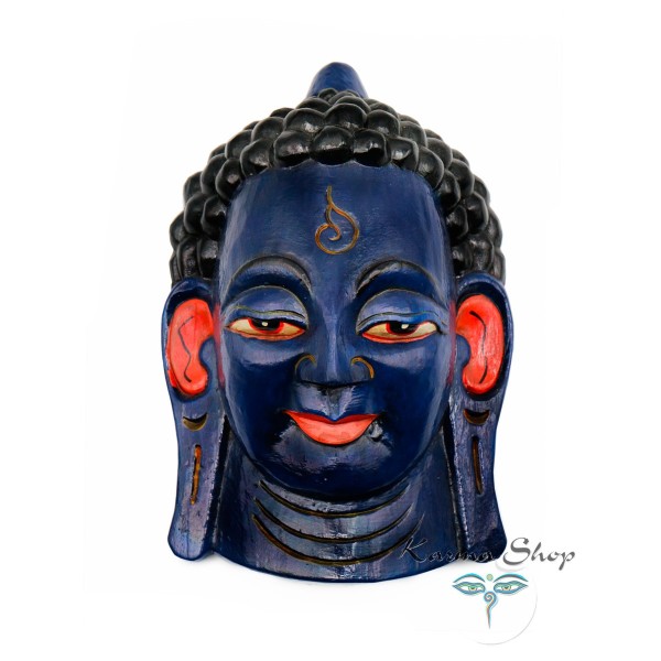 Maschera Buddha blu Piccola