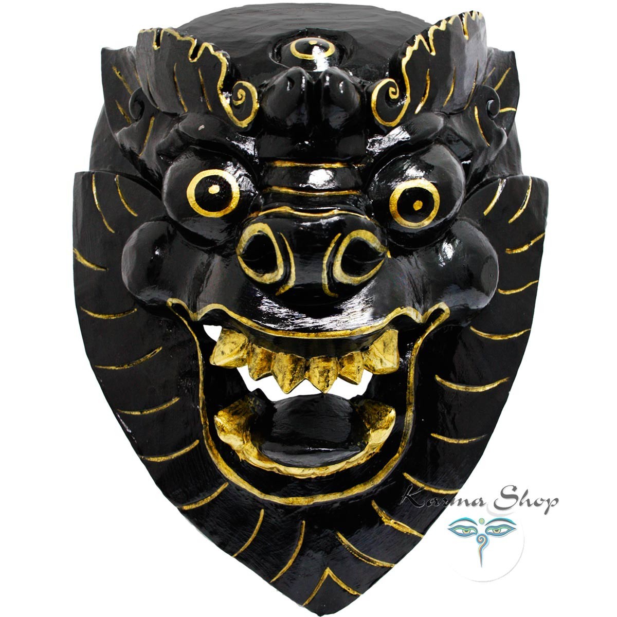 Maschera Leone delle nevi tibetano