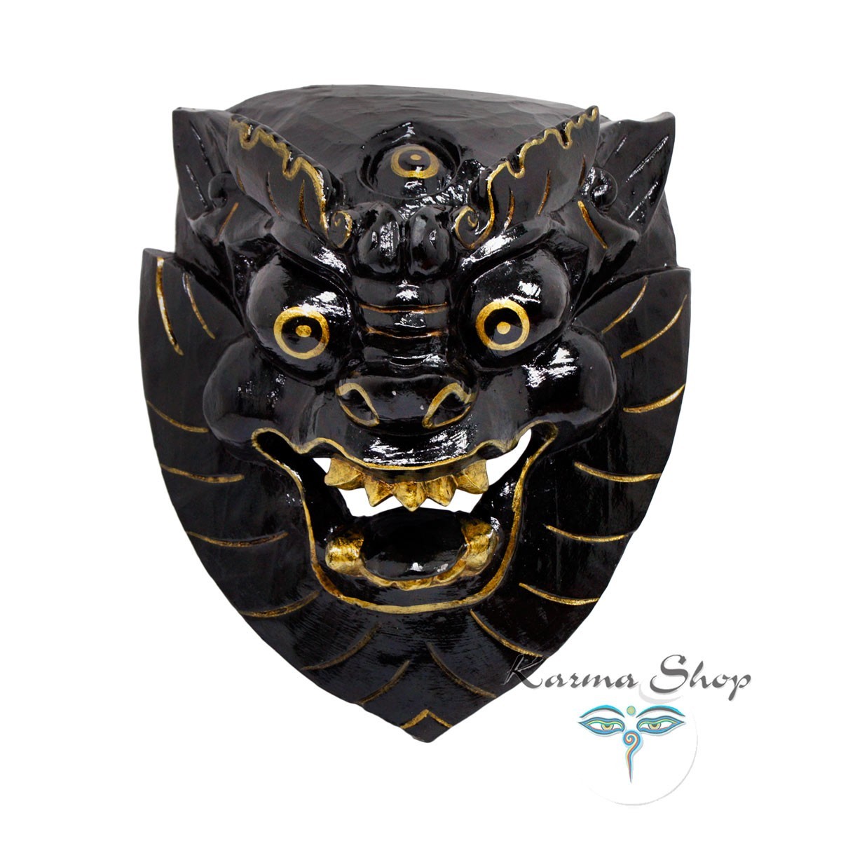 Maschera Leone delle nevi tibetano