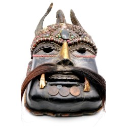 Maschera sciamanica in legno