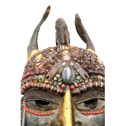 Maschera sciamanica in legno