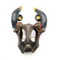 Maschera sciamanica teschio