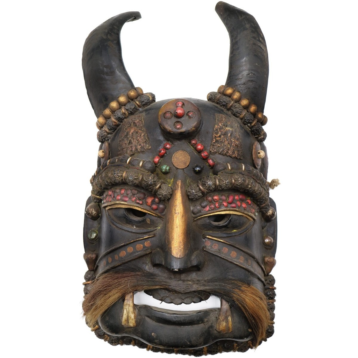 Maschera sciamanica Tharu grande