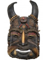 Maschera sciamanica Tharu grande