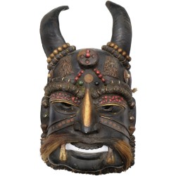 Maschera sciamanica Tharu grande