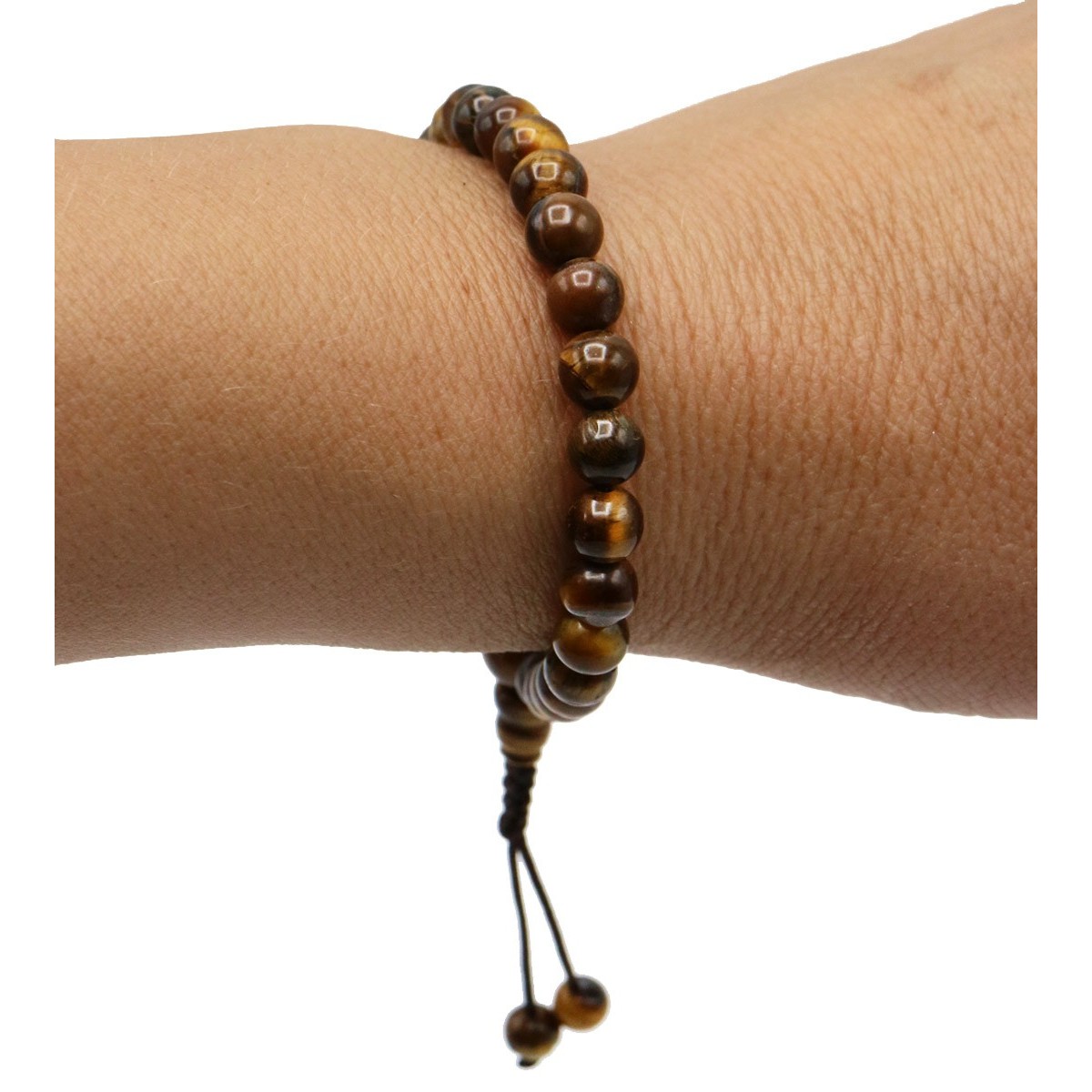 Mala da polso Occhio di tigre 6mm Mala da polso Occhio di tigre 6mm