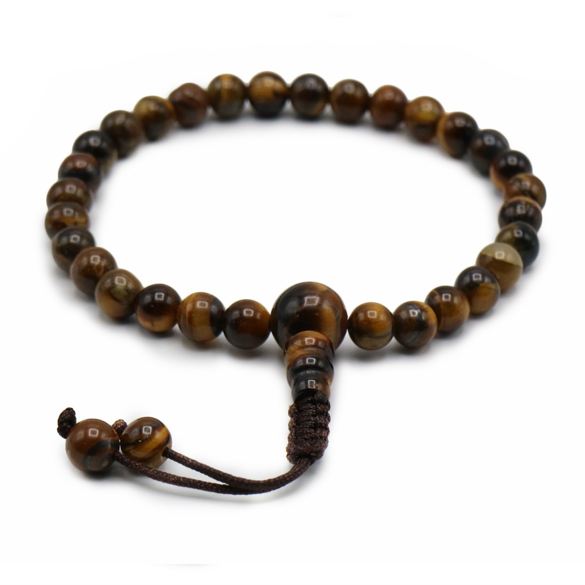 Mala da polso Occhio di tigre 6mm Mala da polso Occhio di tigre 6mm