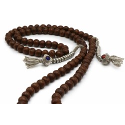 Mala 108 grani semi di Bodhi con contamantra