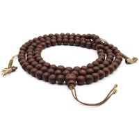 Mala 108 grani semi di Bodhi con contamantra