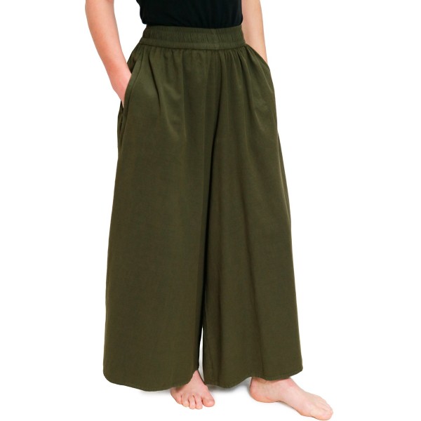 Pantaloni Larghi - Verde