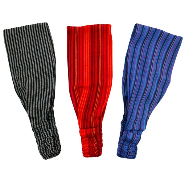 Fascia in cotone a righe