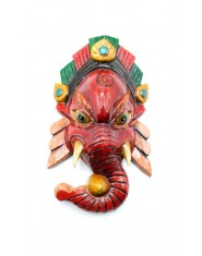 Maschera Ganesh rossa piccola