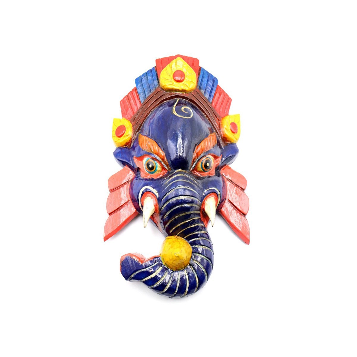 Maschera Ganesh rossa Piccola Maschera Ganesh rossa Piccola
