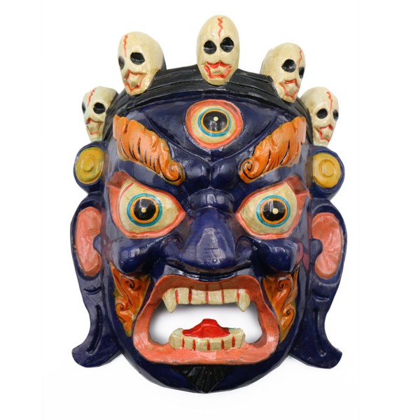 Maschera Mahakala blu Media