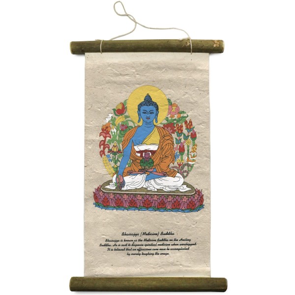 Poster Bamboo Buddha della Medicina
