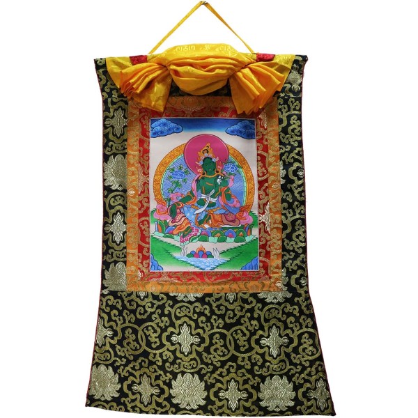 Thanka Medio Tara Verde