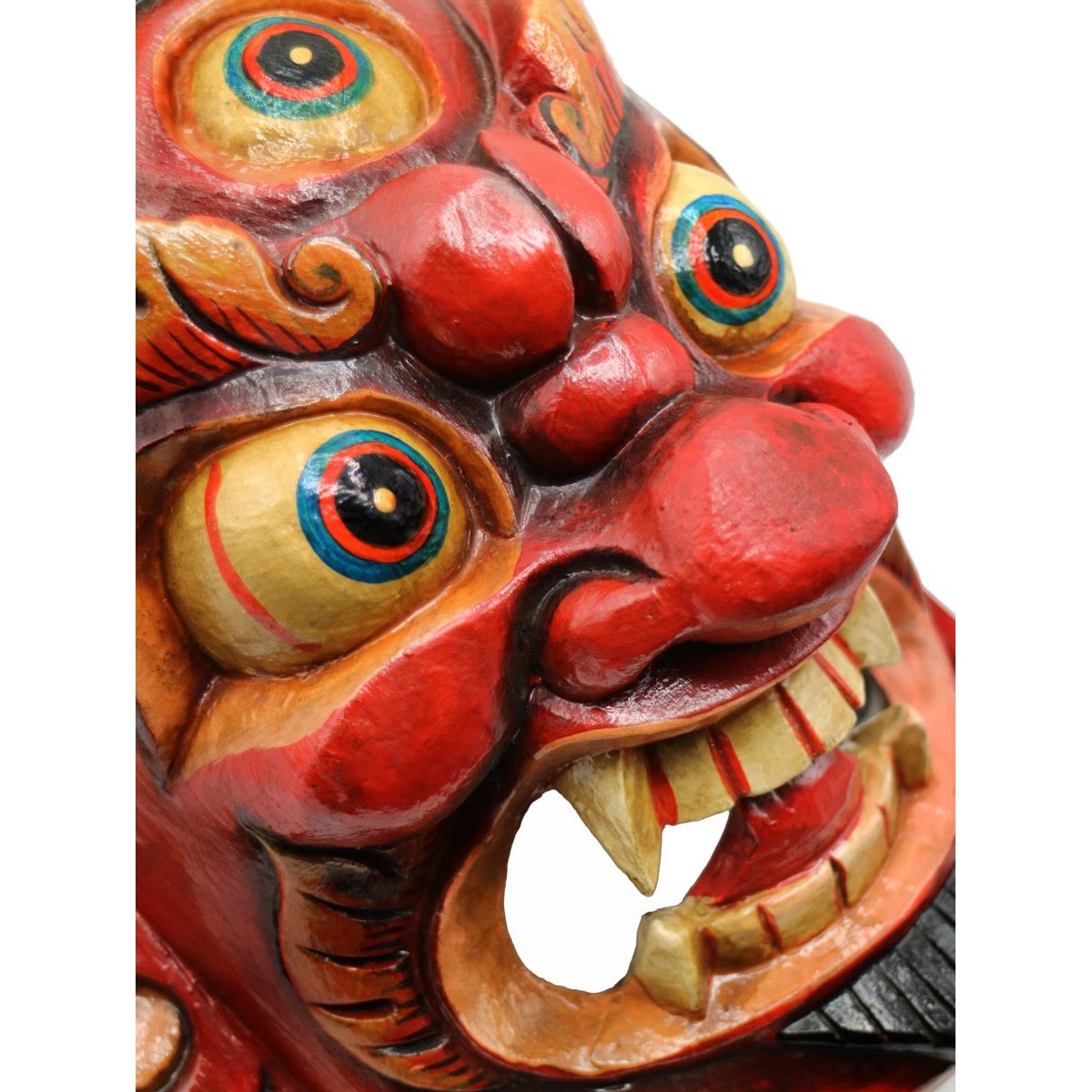 Maschera Mahakala in legno