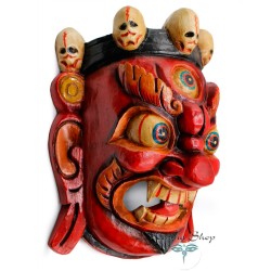 Maschera Mahakala in legno
