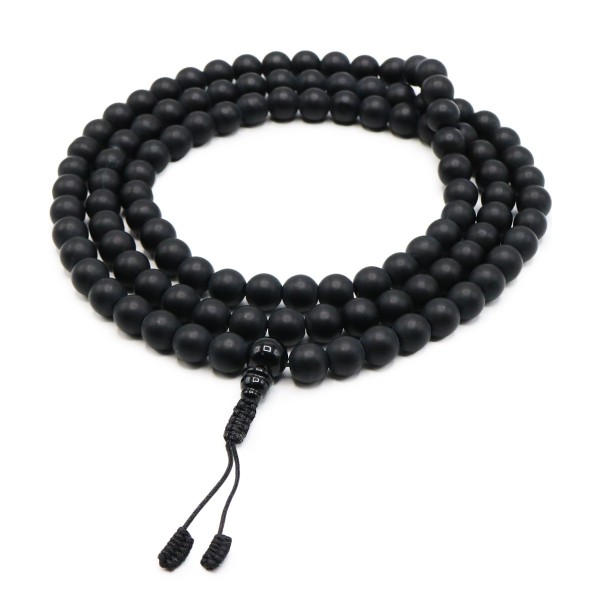 Mala 108 grani Shaligram grande
