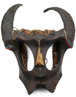 Maschera sciamanica teschio