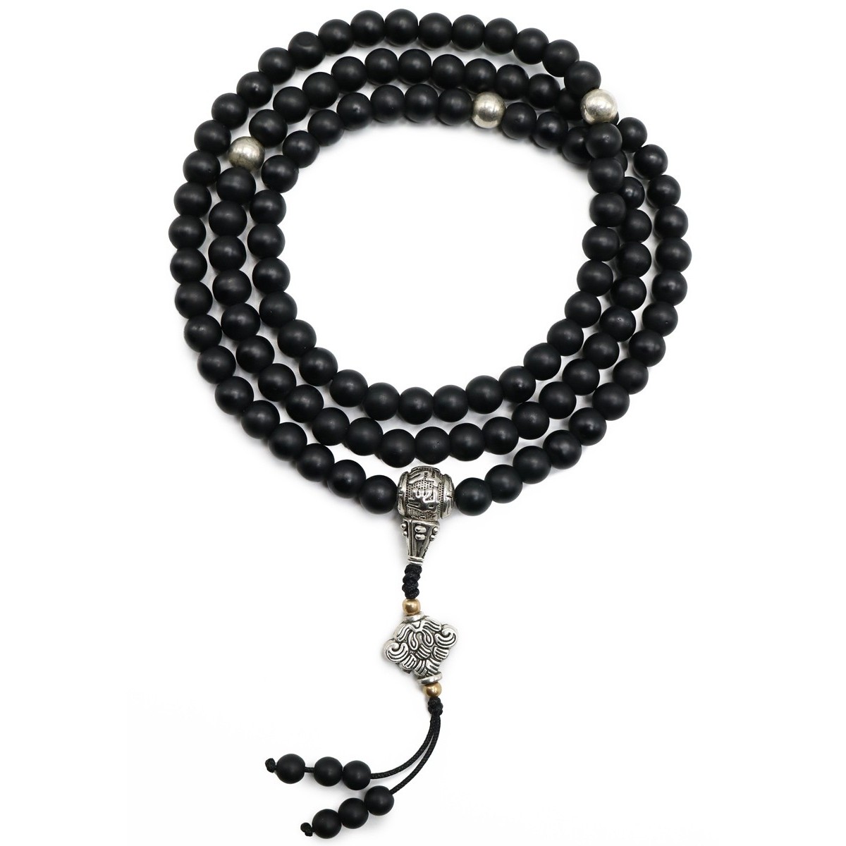 Mala 108 grani in Shaligram Mala 108 grani in Shaligram