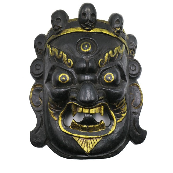 Maschera Mahakala in legno