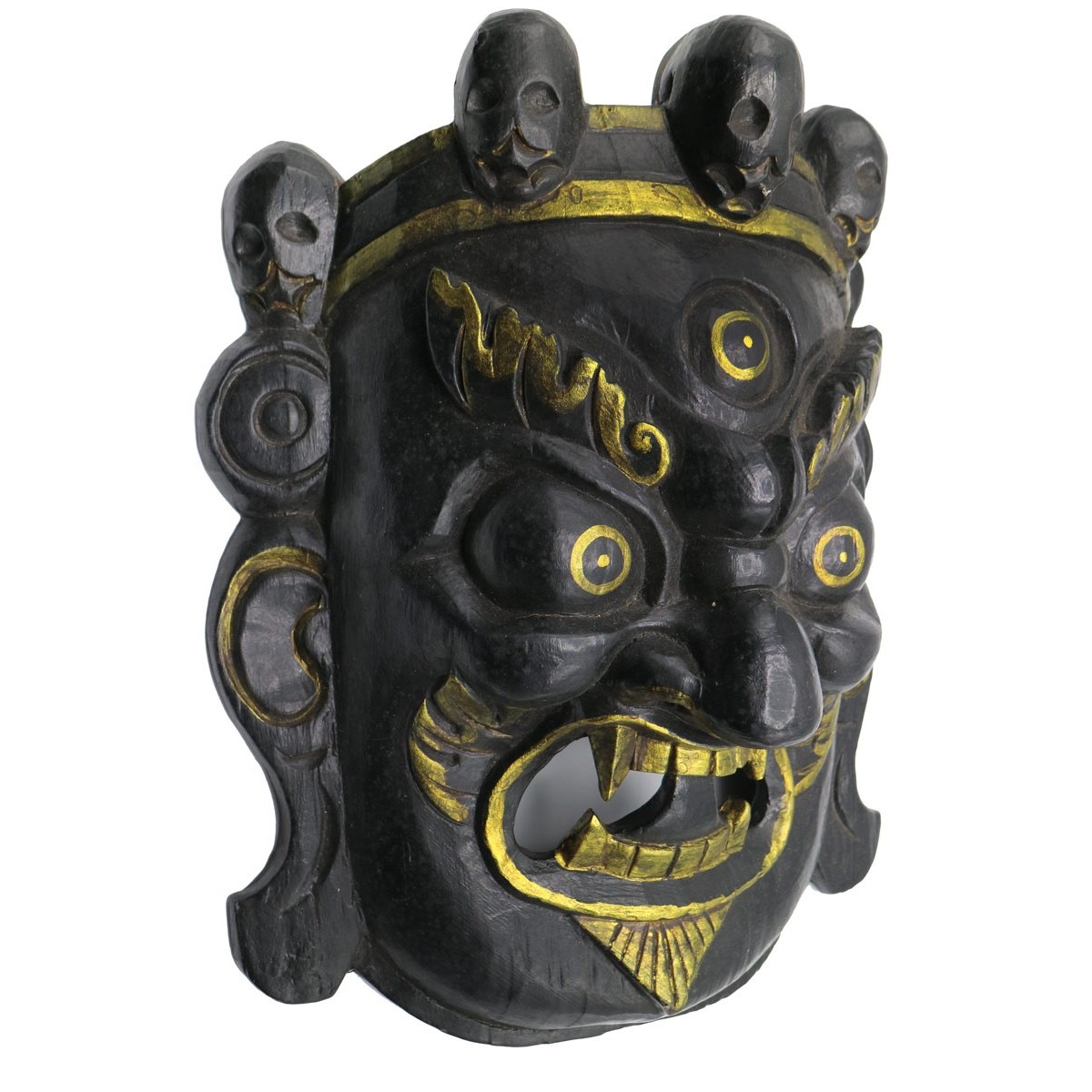 Maschera Mahakala in legno