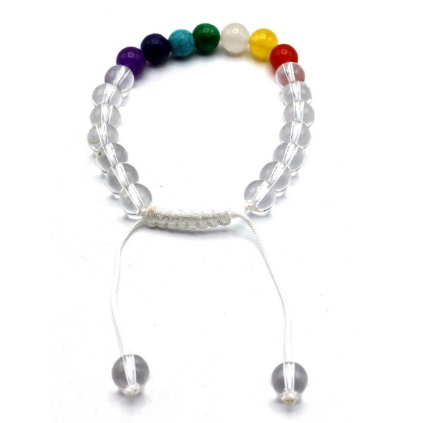Braccialetto Chakra - base cristallo