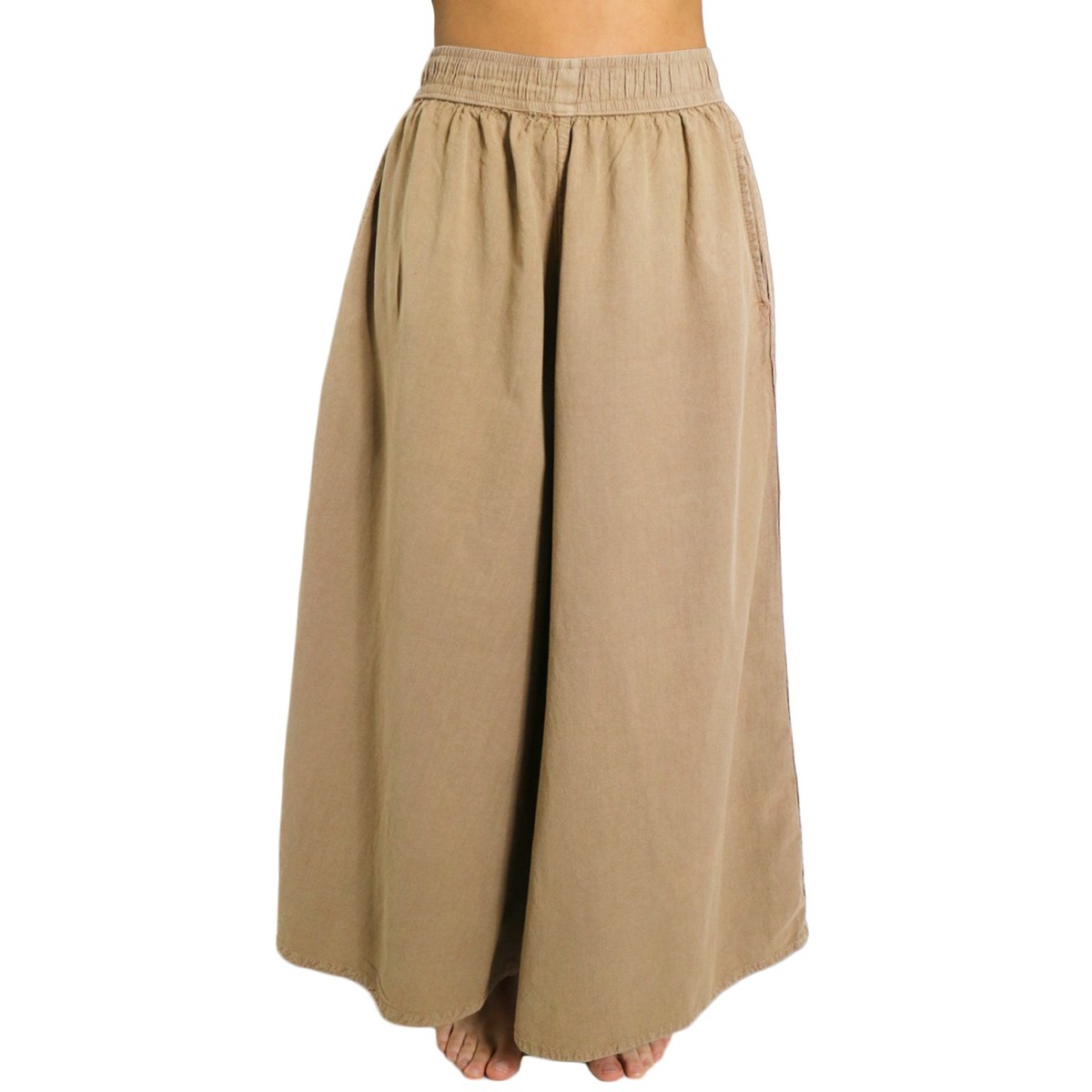 Pantaloni Larghi - Sabbia Pantaloni Larghi - Sabbia
