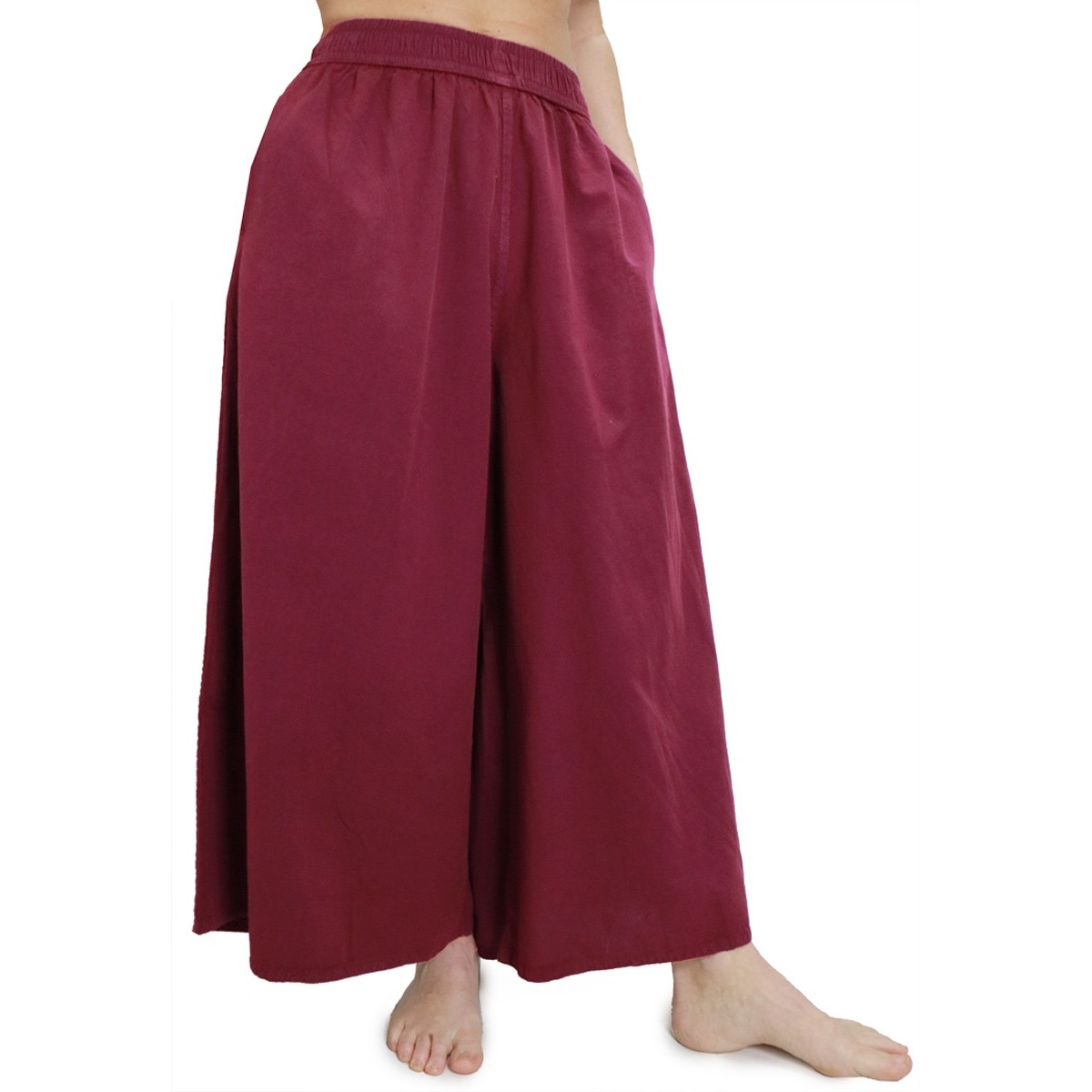 Pantaloni Larghi - Rosso scuro