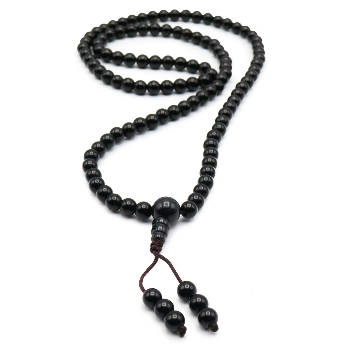 Mala 108 grani Onice con grano da 6 mm