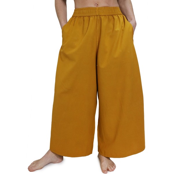 Pantaloni Larghi - Senape