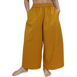 Pantaloni Larghi - Senape