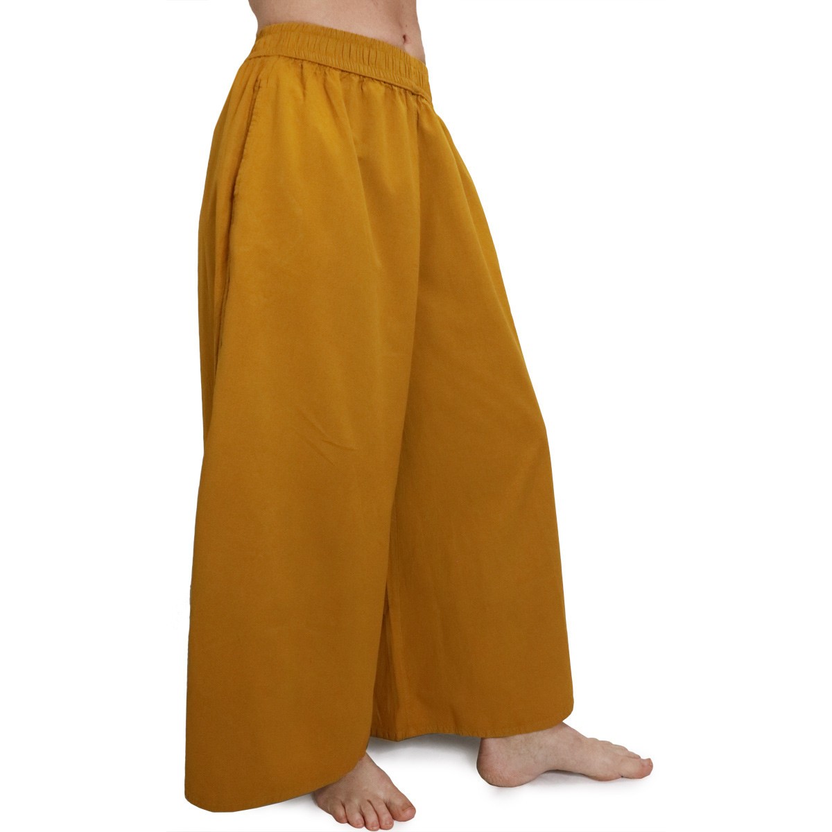 Pantaloni Larghi - Senape