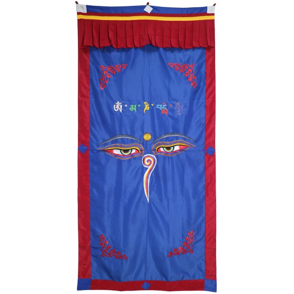 Acquista Telo Copriporta Ricamato occhi di buddha su Karmashop.it