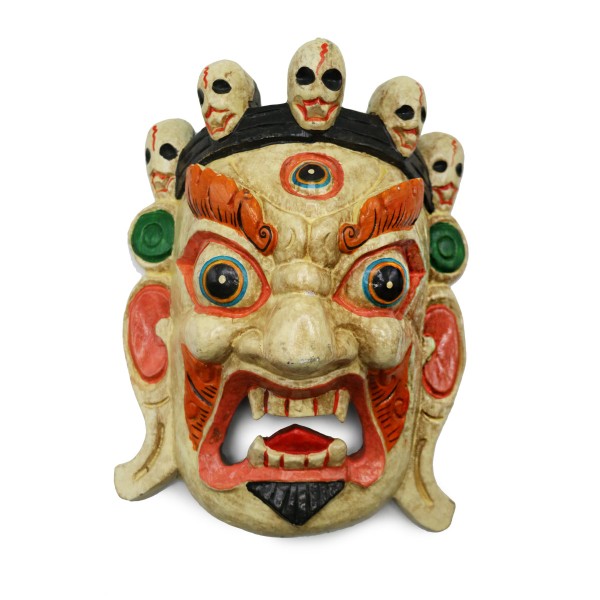 Acquista Maschera Mahakala beige Media su Karmashop.it