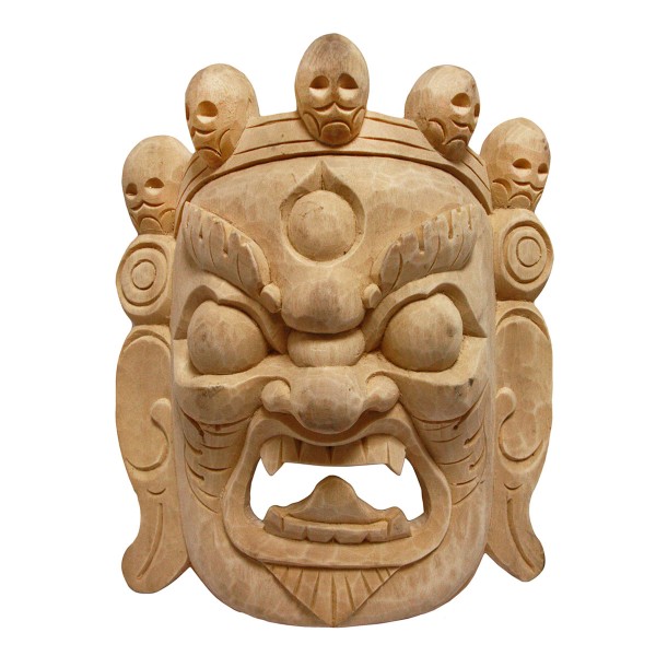 Acquista Maschera Mahakala naturale Grande su Karmashop.it
