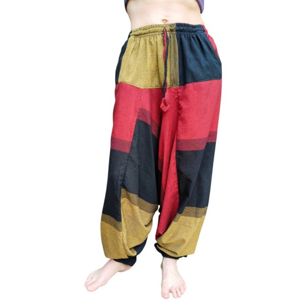 Acquista Pantaloni Arabi senape bordeaux Unisex su Karmashop.it