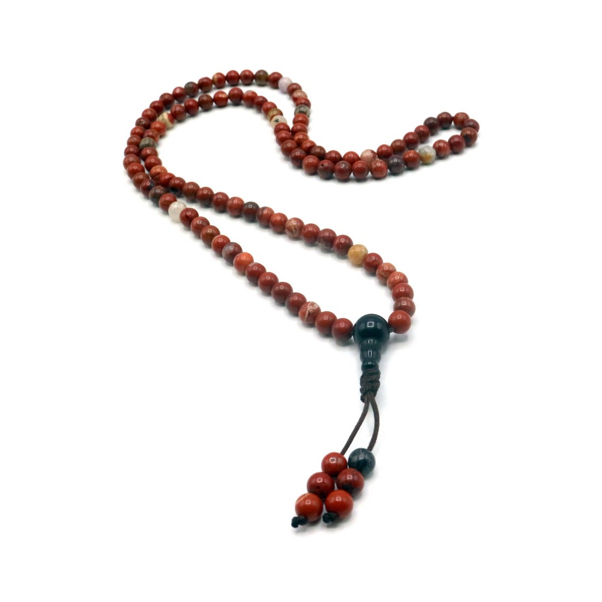 Acquista Mala 108 Grani Diaspro rosso con grano da 6 mm su Karmashop. Acquista Mala 108 Grani Diaspro rosso con grano da 6 mm su Karmashop.