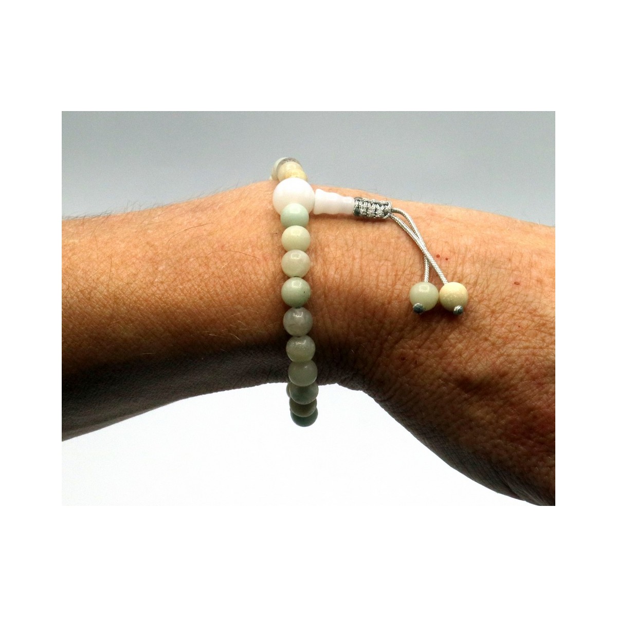 Acquista Mala Da Polso Amazzonite 6 mm su Karmashop.it Acquista Mala Da Polso Amazzonite 6 mm su Karmashop.it